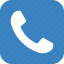 A blue square with the facebook logo on it.